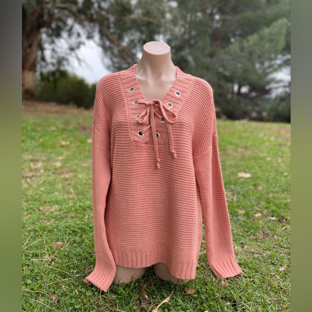 Jack by BB Dakota ~NWT oversize small woman’s pull over Canyon clay sweater
